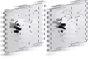 Two Handle Thermostatic Valve Trim in Polished Chrome